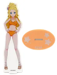 【中古】アクリルスタンド・アクリルパネル エルザ デカアクリルスタンド 水着ver. 「TVアニメ 佐々木とピーちゃん POP UP SHOP」