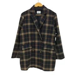 エゴイスト EGOIST トーンオントーンチェック柄オーバージャケット セットアップ レディース FREE 