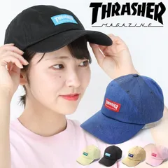 キャンプ 帽子 メンズ フェス スラッシャー THRASHER キャップ BOX MAG ムラ染めツイル 6パネルキャップ ローキャップ 19TH-C01のサムネイル
