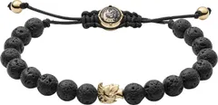 Diesel ディーゼル メンズ 父の日 ブラック ビーズ 数珠 ブレスレット アクセサリー 男性 アクセ DX1069710 ランキング お祝い
