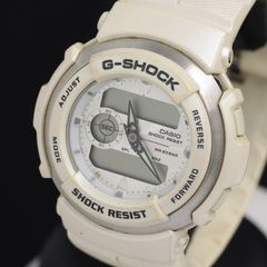 CASIO G-SHOCK G-SPIKE デジアナ 腕時計 防水 ホワイト 白 - メルカリ