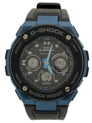 CASIO (カシオ) G-SHOCK Gスチール タフソーラー デジアナ 腕時計 GST-W300G ブラック メンズ/025のサムネイル