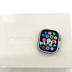▼【Aランク】AppleWatch Ultra 49mm Cellularモデル チタニウムケース MQFX3J/A 付属品あり バンド欠品 S85953830088