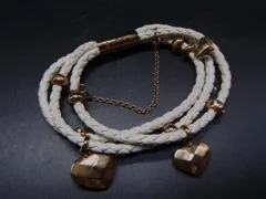 Folli Follie フォリフォリ ハート ラインストーン ブレスレット バングル アクセサリー レディース ホワイト系×ゴールド系 DJ4189