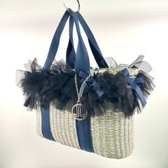 LANVIN en Bleu かごバッグ リボン ランバンオンブルー - メルカリ