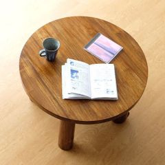 広松木工 LUME ルーメ スツールテーブル オーク材 昇降式 - メルカリ