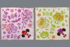 【中古】タオル・手ぬぐい ミッキーマウス(ゴースト)＆ミニーマウス(ゴースト) ミニタオル(2枚組) 「ディズニー・ハロウィーン」 東京ディズニーリゾート限定