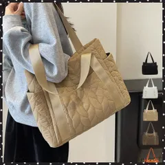 キルティングトートバッグ 韓国風鞄 軽量 a4トート 大きめ レディースかばん 通勤通学肩掛けバッグ おしゃれスクエアバッグ 大容量カジュアルバッグ お仕事バッグ カバン軽い柔らかい ポケット多いバッグ マザーズバッグ中綿