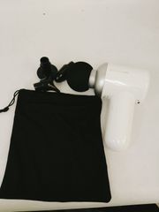 DOCTORAIR リカバリーガン ホワイト RG-01 通電起動調整確認済 アタッチメント付 ドクターエア マッサージ　セルフ