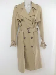 ◇ ◎ EGOIST エゴイスト ベルト付き 長袖 トレンチコート サイズ 1 ベージュ レディース P  【1301180006660】