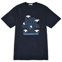 シナモロール Tシャツ 半袖 プリント サンリオ キャラクターズ Bネイビー 春夏