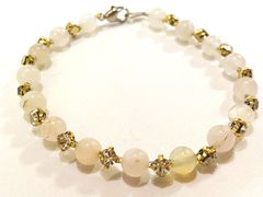 【年末SALE】水晶　ビーズ　ブレスレット　#B30