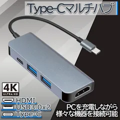 USB タイプC ハブ HDMI 出力 ポート ドッキング ステーション 変換 Type-C 4K アダプタ USB3.0 TypeC HUB ポータブル Macbook Android アンドロイド 軽量 BANHUB 送料無料 ネコポス