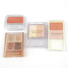 セザンヌ アイシャドウ チーク 4点セット コスメ まとめて レディース CEZANNE 【中古】