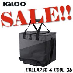 【メルカリ限定30％OFF】クーラーバッグ IGLOO COLLAPSE & COOL 36 00064684 イグルー アウトドア キャンプ 釣り 部活動 スポーツ 野球 サッカー 保冷