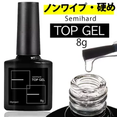 【LULUGEL】トップコート 8g ジェルネイル 硬め トップジェル ノンワイプ 拭き取り不要 粘度高い 厚み出し ぷっくり 艶 光沢 ネイル ネイルジェル ポリッシュ