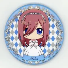 【中古】バッジ・ピンズ 中野三玖 57mm缶バッジ 「五等分の花嫁∬ えいちびっとシリーズ 57mm缶バッジ＆アクリルキーホルダー」