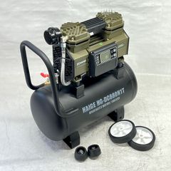 【未使用品】 エアーコンプレッサー 100V 17L オイルレス 最大圧力0.9MPa 静音 小型 HG-DC880N1T【529-5】