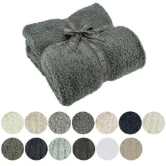 ベアフットドリームス BAREFOOT DREAMS ブランケット リブ ブランケット COZYCHIC THROW/COZYCHIC RIBBED THROW B503/B542 180×134(cm) 2のサムネイル