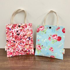 ★2個セット★ ぺたんこトート 花柄 内ポケット付き ハンドメイド B150
