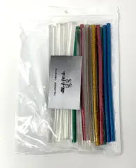 D132 シーリングワックス クリア　グリッター20本セット 7mm×200mm