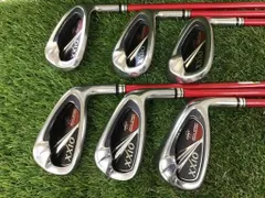 【中古】 ダンロップ XXIO(2014) 6S(レッド) アイアンセット IR XXIO MP800(アイアン)レッド (フレックスSR) メンズ 男性用 右利き 右用 Dランク ゴルフクラブ