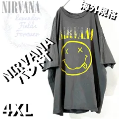 NIRVANAバンドTシャツニルヴァーナ大きいサイズ90sリバイバルグレー灰色レトロアメリカ古着