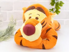 [KO]ティガー　くまのプーさん 赤いほっぺ LLぬいぐるみ 寝そべりポーズ 　ヌイグルミ　ディズニー　アミューズメント景品　プライズ