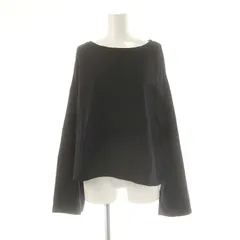 カレンソロジー Curensology シルクコットンロングスリーブTシャツ 長袖 プルオーバー コットン F 黒 ブラック /YQ ■OS ■SH