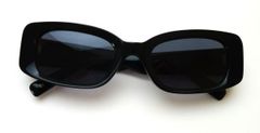 【古典的なスクエアシェイプを独自に再解釈し、アップデートした逸品】A.D.S.R.（エーディーエスアール）　ABI 01　Shiny Black / Black