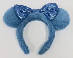 【中古】アクセサリー(非金属) ミニーマウス(ブルー) ふわもこスパンコールカチューシャ 「ディズニー」 東京ディズニーリゾート限定
