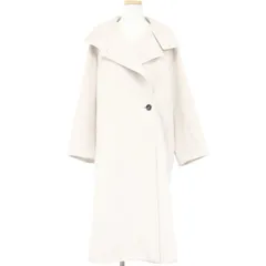 Rouge vif ルージュヴィフ コート ロング チェスター アウター 21秋冬 アイボリー ベージュ系 36 ビックカラ― 大襟 ペールカラー ウール テーラーラグランコート トレンド きれいめのサムネイル