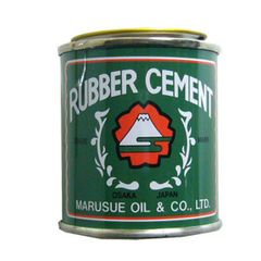 丸末油業 ゴムのり（ノントルエン）85ml 缶入り