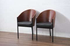 ★事前問合せ必須★ ドリアデ Driade コステス COSTES フィリップ・スタルク Philippe Starckデザイン ダイニングチェア イタリアビンテージ 名作希少品 2脚セット 椅子 イス リペア+発送まで3週間前後 R-082288