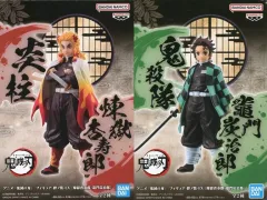 【中古】フィギュア 全2種セット 「鬼滅の刃」 フィギュア-絆ノ装-EX [煉獄杏寿郎・竈門炭治郎]