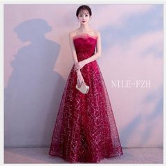 結婚式 ステージ衣装 ウエディングドレス パーディードレス 定番 ロングドレス 忘年会 花嫁 Aラインワンピース プリンセス 成人式 ピアノ3.17 オペラ声楽