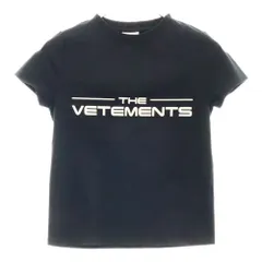 VETEMENTS (ヴェトモン) 21SS フロント リフレクターロゴプリント ショート クルーネック半袖Tシャツ WE51TR415B レディースのサムネイル