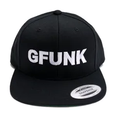 GFUNK SNAPBACK CAP【BLACK】 (USA メンズ レディース 男 女 兼用 帽子 キャップ コンプトン ウエストコースト 西海岸 LA ギャングスタ ヒップホップ ロゴ ブラック 黒)のサムネイル