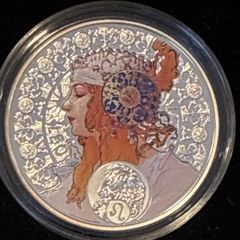 20ニウエ アルフォンス・ミュシャ 12星座 フルコンプセットメダル銀貨