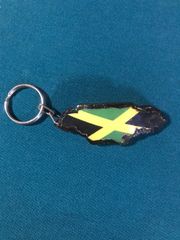 キーホルダー　JAMAICA ジャマイカ bob marley ボブマーリー reggae レゲエ  ラスタ ラスタカラー RASTA