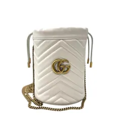 GUCCI　GGマーモント　ミニバケット　ショルダーバッグ　未使用　0624⭐