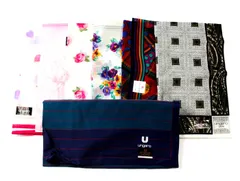 ウンガロ ハンカチ 7点セット 未使用 ブランド まとめて 大量 小物 若干ダメージ有 レディース emanuel ungaro 【中古】