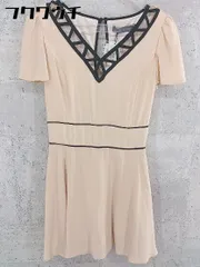 ◇ ●美品● ◎ SPIRALGIRL スパイラルガール ノースリーブ ミニ ワンピース サイズ2 ベージュ レディース 【中古】 【1002802319839】
