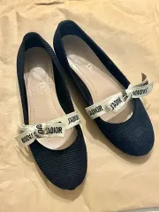 Christian Dior フラットシューズ 24cm ドライビングシューズ DIOR（ディオール）】「ディオール ニュー バレエ」フラット