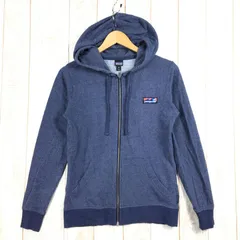 【Women's XS ネイビー系】 Patagonia ( パタゴニア ) ボードショーツラベル ライトウェイト フルジップ フーディ Board Short Label Lightweight Full-Zip Hoody スウェット パーカー
