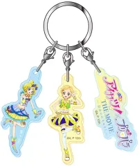 【中古】キーホルダー 6.新条ひなき＆南みれぃB 3連アクリルキーホルダー 「アイカツ!×プリパラ」