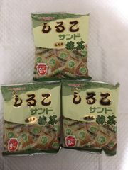 ⭐️松永製菓⭐️スターしるこサンド抹茶⭐️西尾産⭐️85g×３袋⭐️