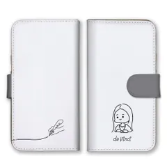 iPhone8 iPhone7  ケース 手帳型 アイフォン8 アイフォン7 スマホケース 名画 絵画 絵 アート イラスト 面白い おもしろい シュール フェルメール モナリザ ゴッホ カラー02