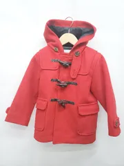 ◇ GLOBAL WORK グローバルワーク キッズ 子供服 長袖 ダッフルコート サイズS レッド レディース メンズ P  【1406180057565】