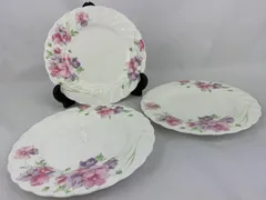A-3.ノリタケ　ボーンチャイナ　プレート　皿　３枚セット　小皿　取り皿　ケーキ皿